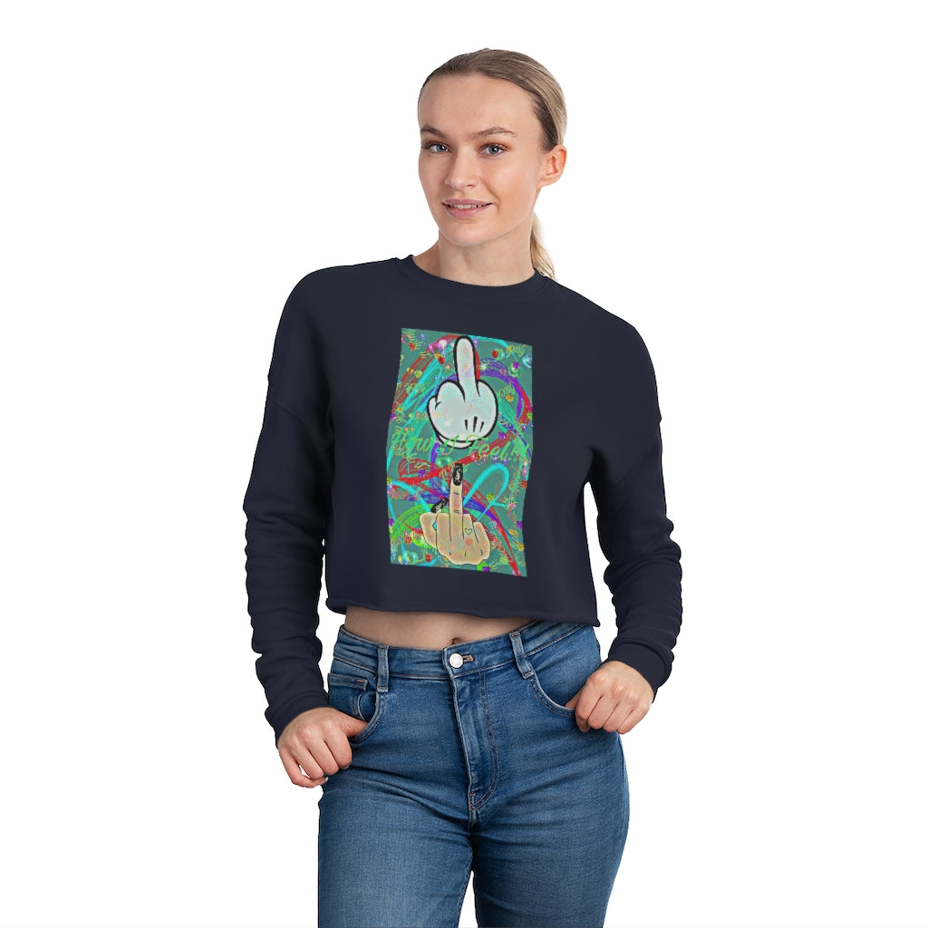 "How I Feel" Get Out Your Feelings Crop Sweater