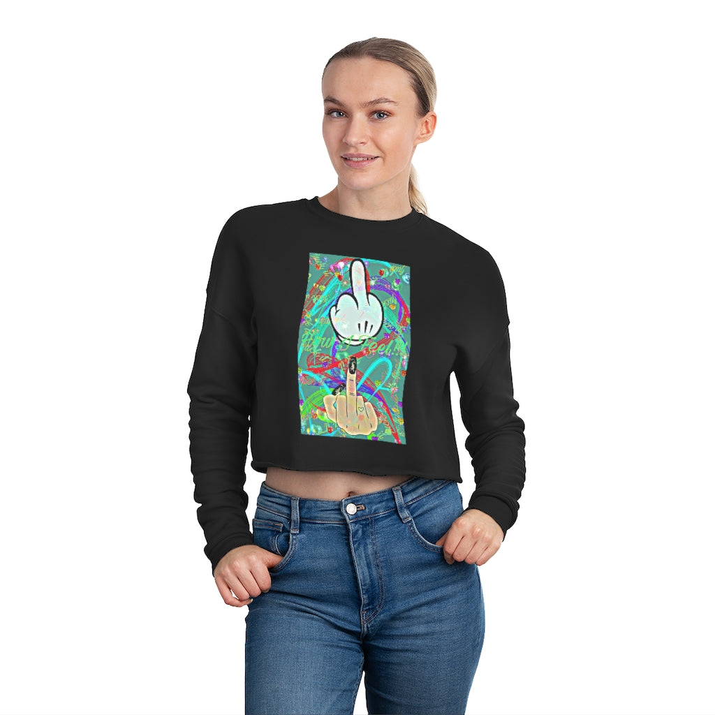 "How I Feel" Get Out Your Feelings Crop Sweater